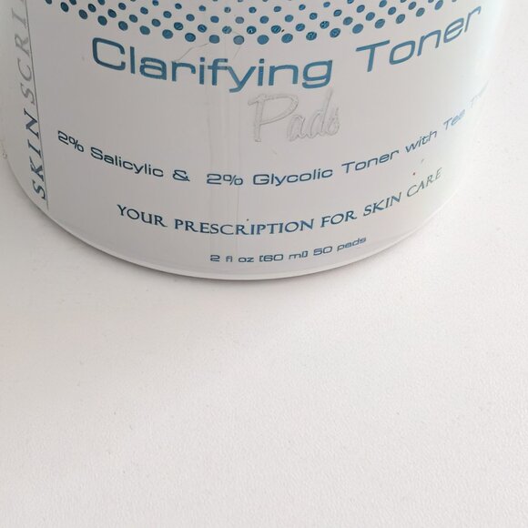 Skin Script Clarifying Toner Pads 2 oz SEALED 50 Pads - Picture 4 of 6